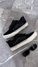 Tênis Knu Skool Black / Bege Unissex - Imagem 3