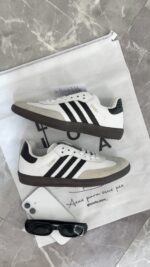 Tênis Samba OG Branco e Preto Couro Legítimo - Imagem 3