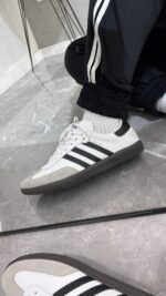 Tênis Samba OG Branco e Preto Couro Legítimo - Imagem 6