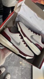 Tênis Esportivo Zoom X Bege/Bordô - Imagem 3