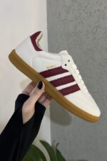 Tênis Samba Offwhite/Vinho Sintético - Imagem 3
